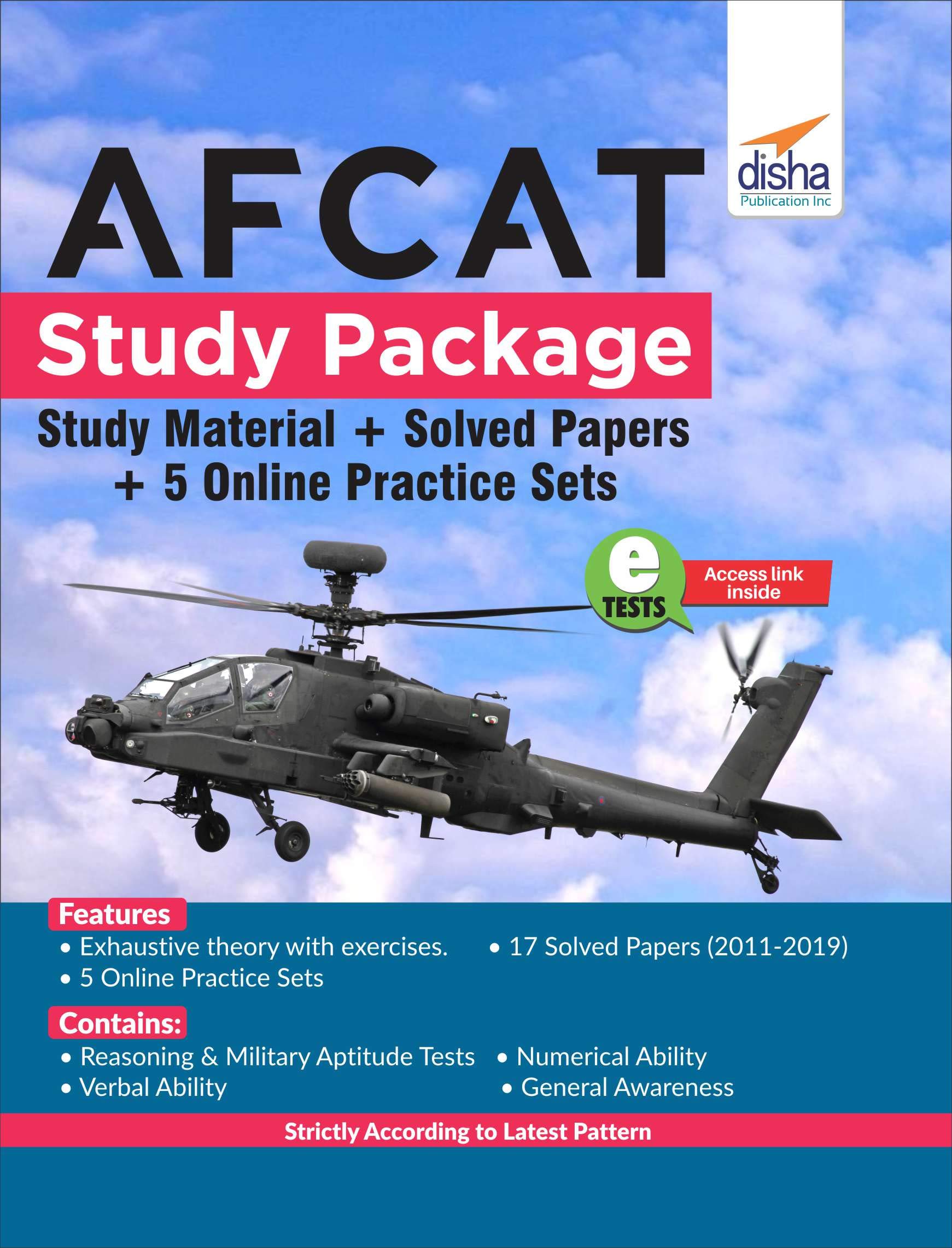 Afcat Study Package  Study Material + Solved Papers + 5 Online Practice Sets