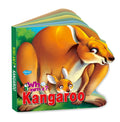 Sawan Presents Who Am I Kangaroo | DieCut Shape BoardBook