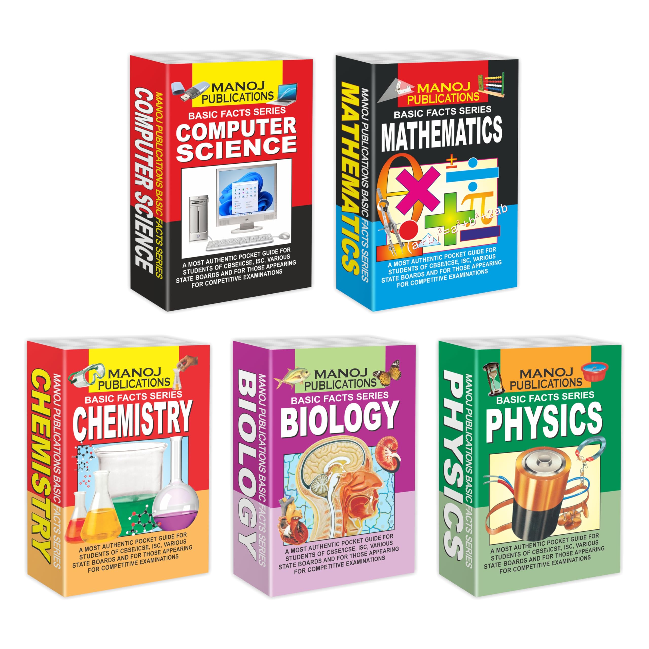 Basic Facts Series Combo For Science Students By Sawan | Set Of 5 (Pocket Master) Books [Paperback] Sawan; Sahil And Sashank