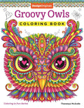 Groovy Owls Coloring Book (Coloring is Fun) (Design Originals) 32 Adorable Art Activities with Quiet, Stoic, Wise, and Happy Owl