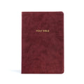KJV Rainbow Study Bible, Burgundy LeatherTouch, Indexed, Black Letter, Pure Cambridge Text, Color Coded, Bible Study Helps, Read