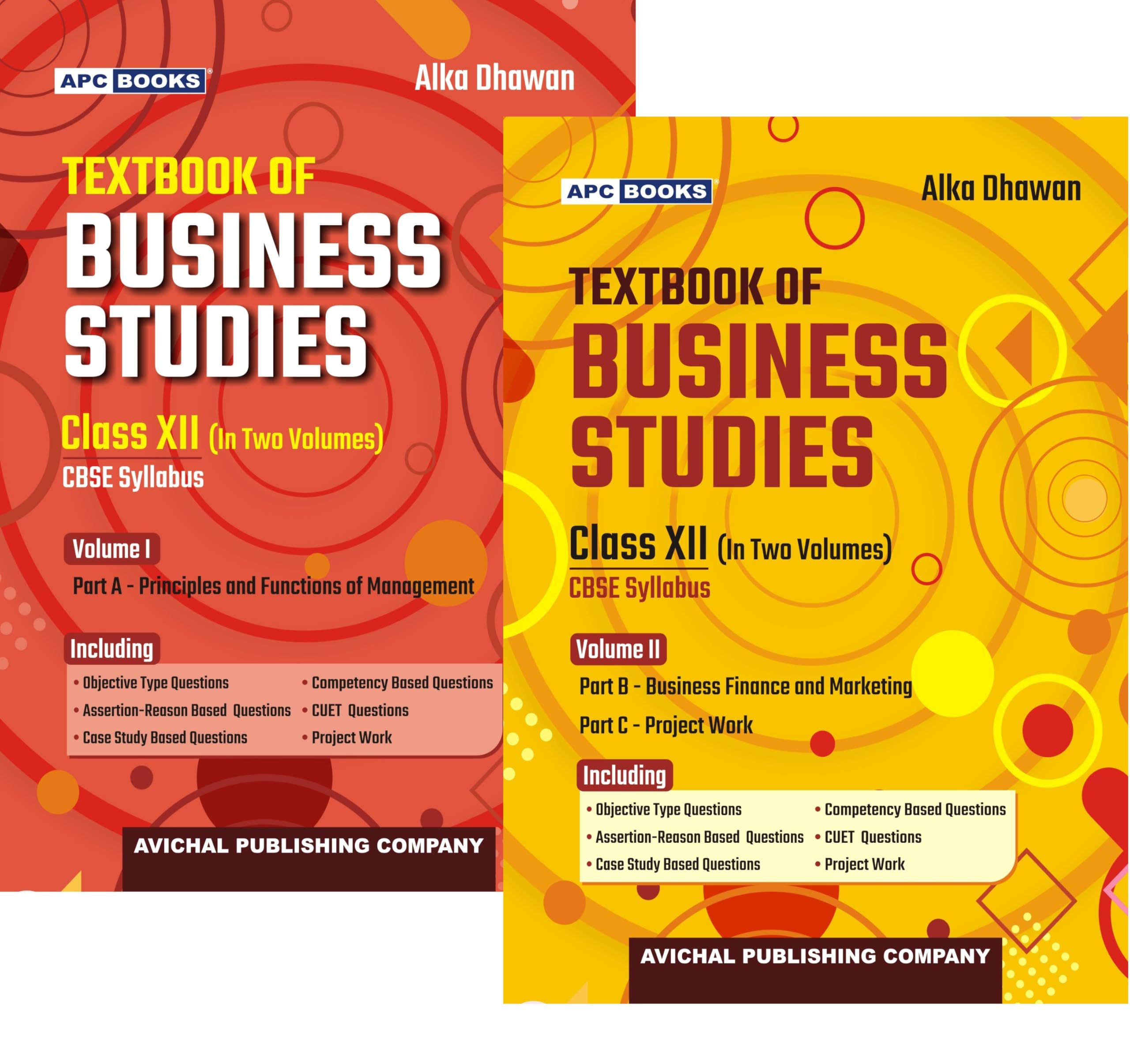 APC Business Studies (Including Objective Type Questions and Project Work) for CBSE Class 12 Set of 2 Volumes | Latest Edition f