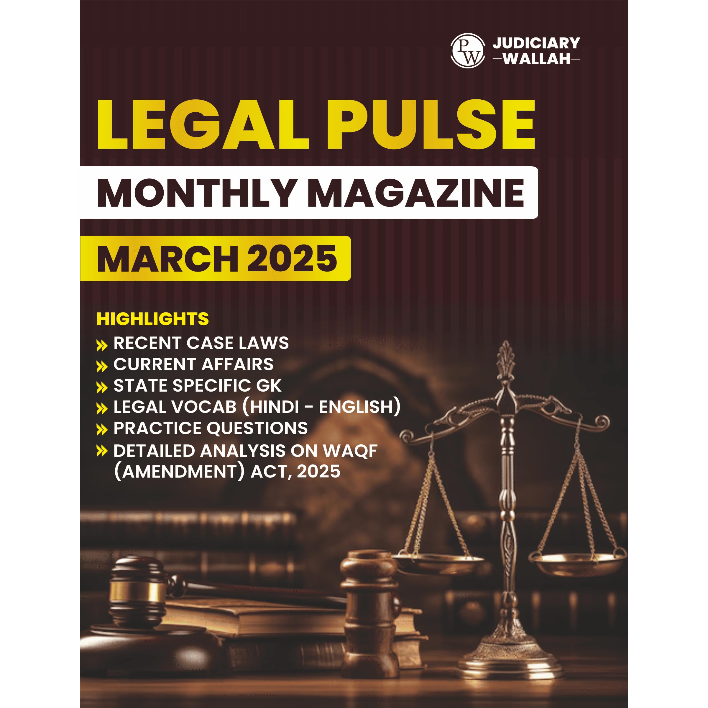 PW Judiciary Legal Plus Monthly Magazine March 2025 [Paperback] PW