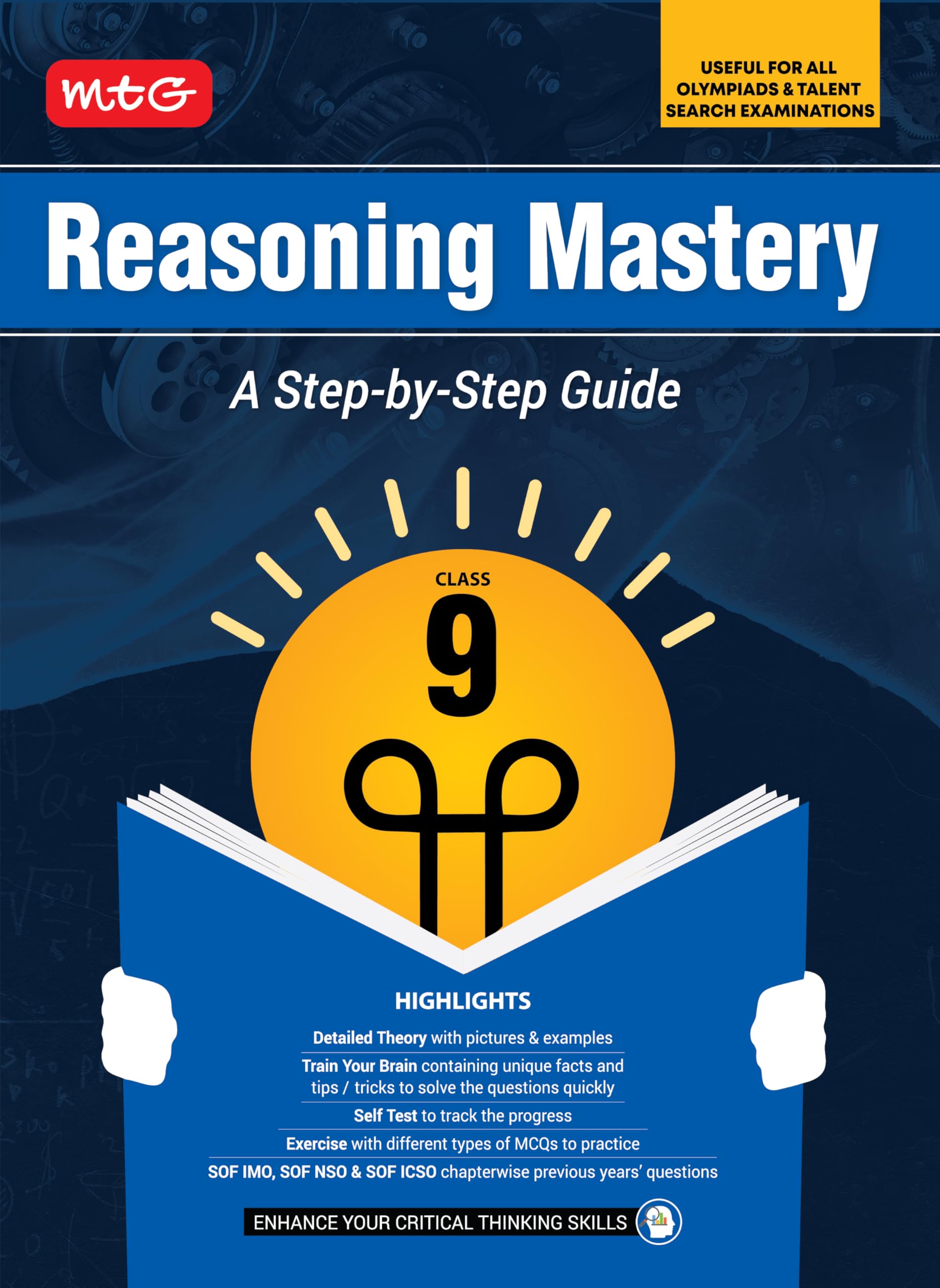 MTG Class9 Reasoning Mastery Book | A StepbyStep Guide | Useful For All Olympiads & Talent Search Exam 202526