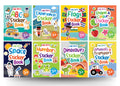 My First Sticker Books (Set of 8 Books)  Alphabet, Numbers, Shapes and Colours, Animals and Transport, Flags, Space, Dinosaurs,