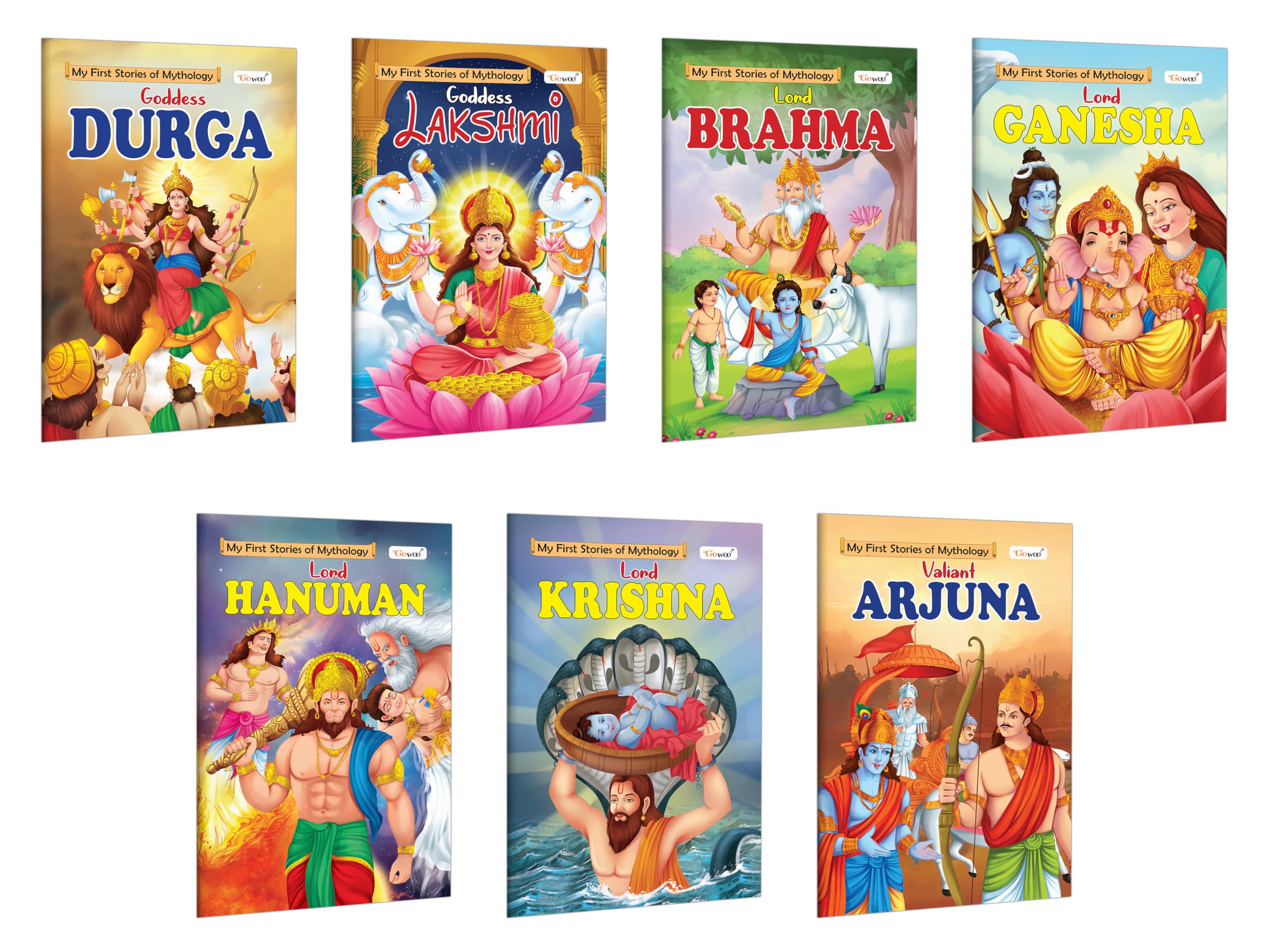 My First Mythology Story : Arjun, Brahma, Durga, Ganesha, Hanuman and more  Educational childrens storybooks, Mythological tale