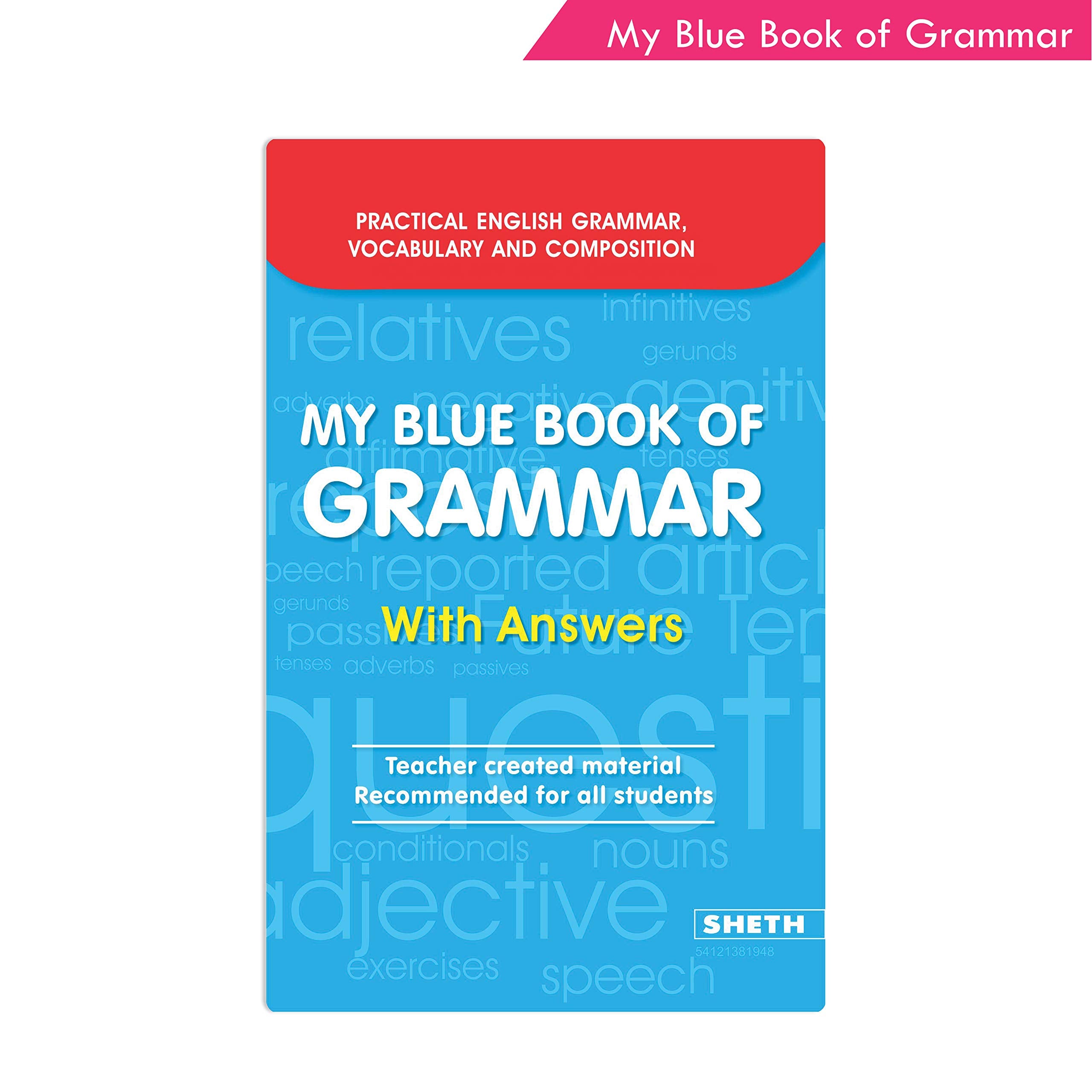 My Blue Book Of Grammar With Answers Teachers Created Material Recommended For All Students | Practical English Grammar Vocabula