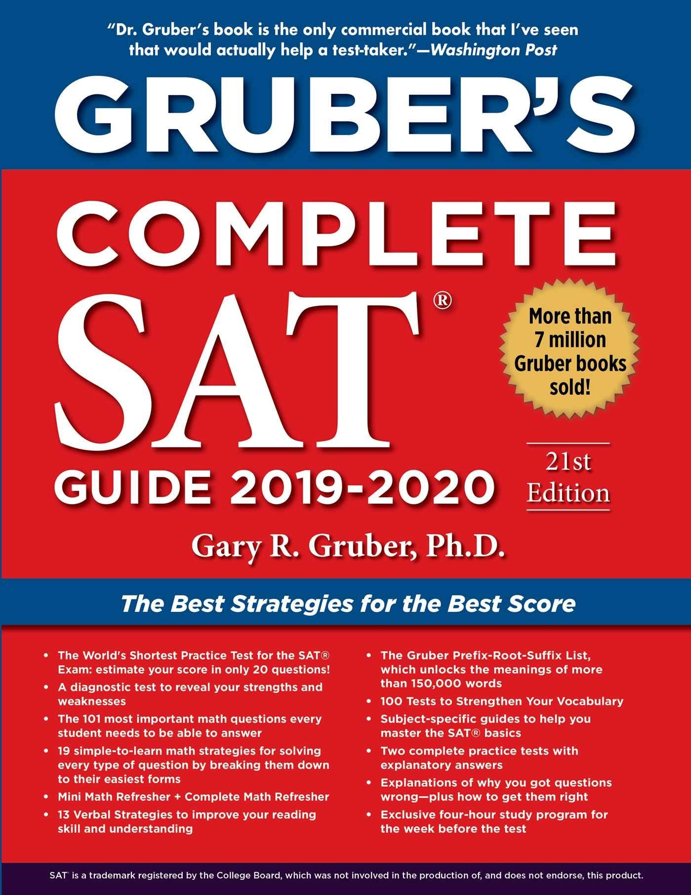 Grubers Complete SAT Guide 20192020