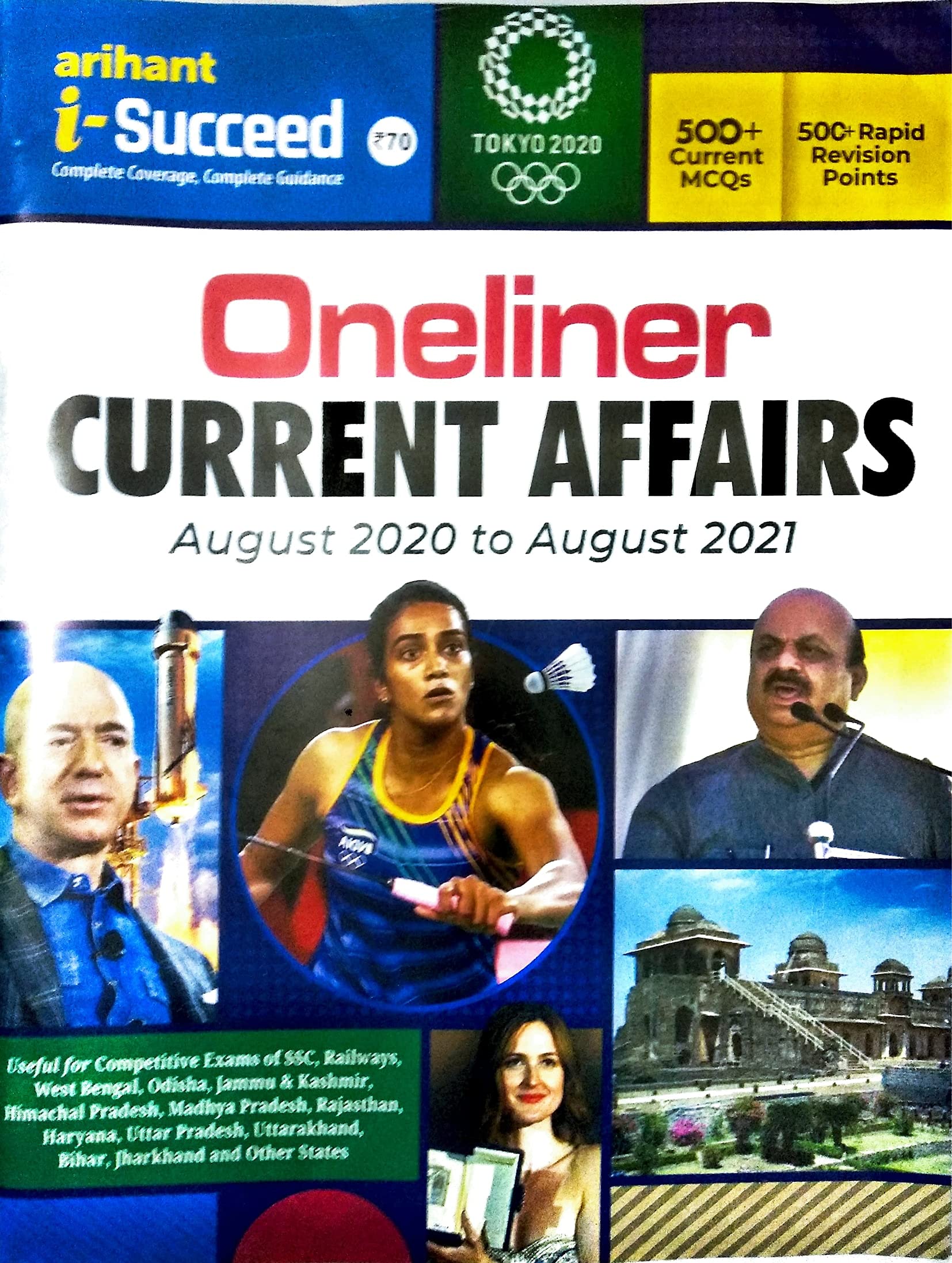 I Succeed oneliner current affairs 2021 (Old Edition)
