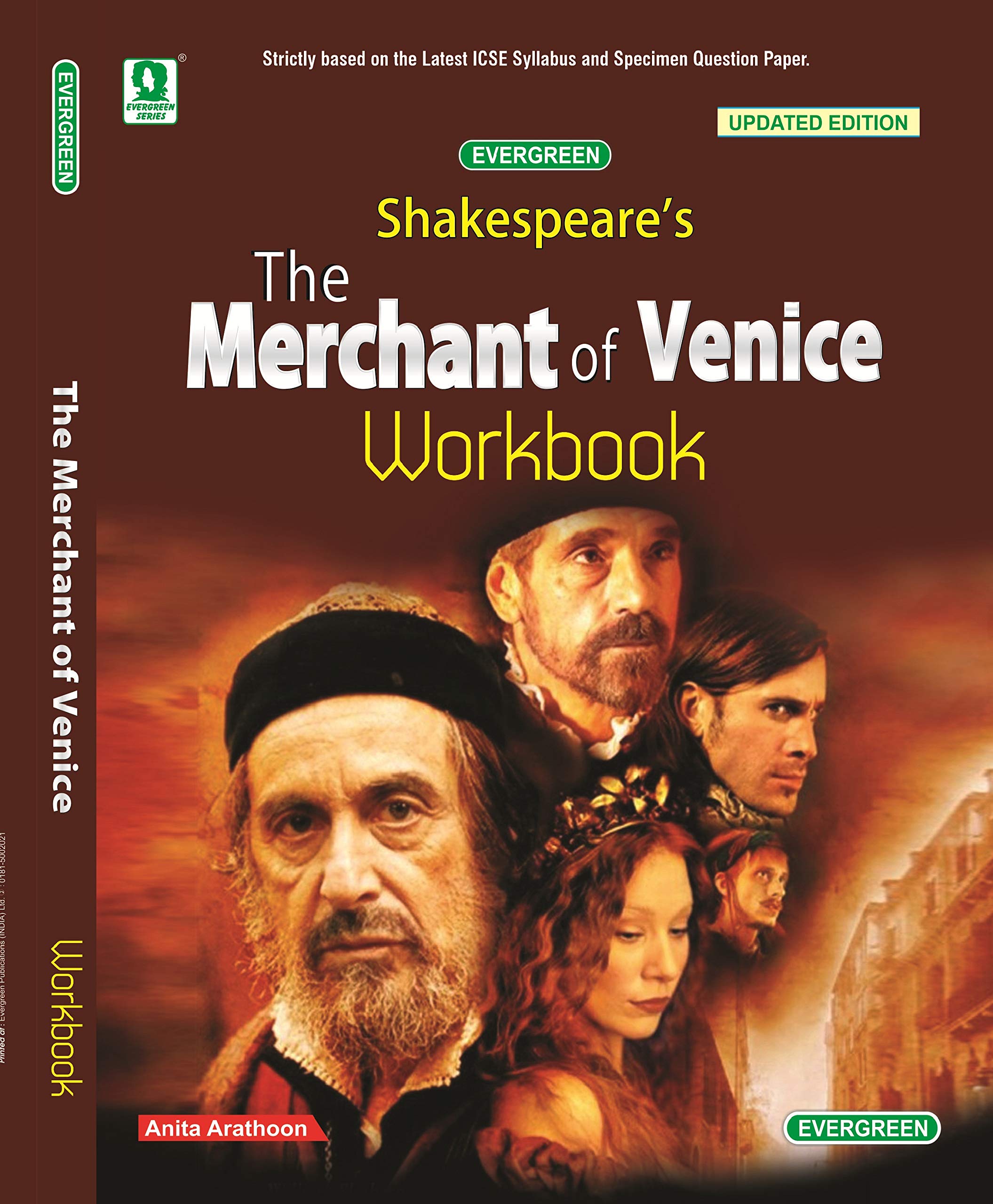 Evergreen Icse ShakespeareS The Merchant Of Venice Workbook For Icse Class 10 (Strictly Based On The Latest Icse Syllabus And 