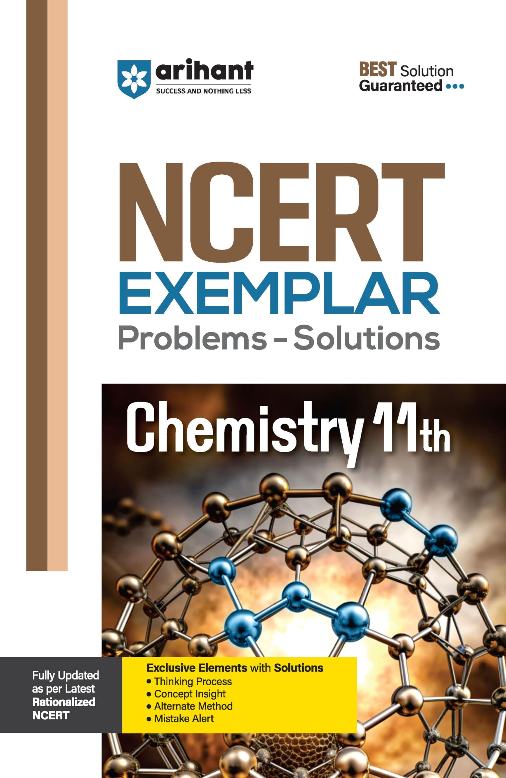 Arihant Ncert Exemplar Chemistry 11Th Latest Rationalized Edition | Problems & Solutions With Exclusive Elements | Thinking Proc