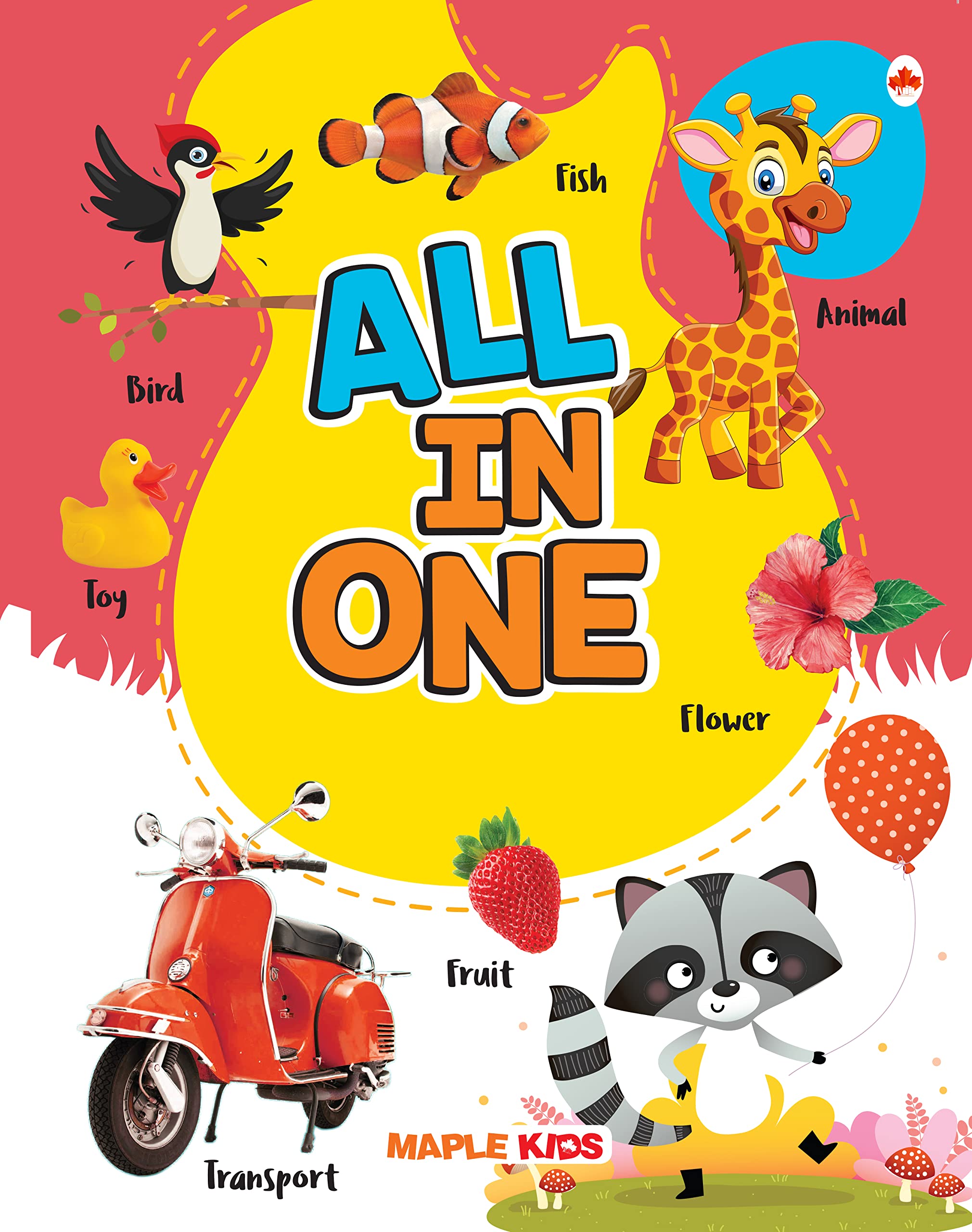 All in One  Picture Book for Kids and Early Learners  Vocabulary with 500 words on various topics