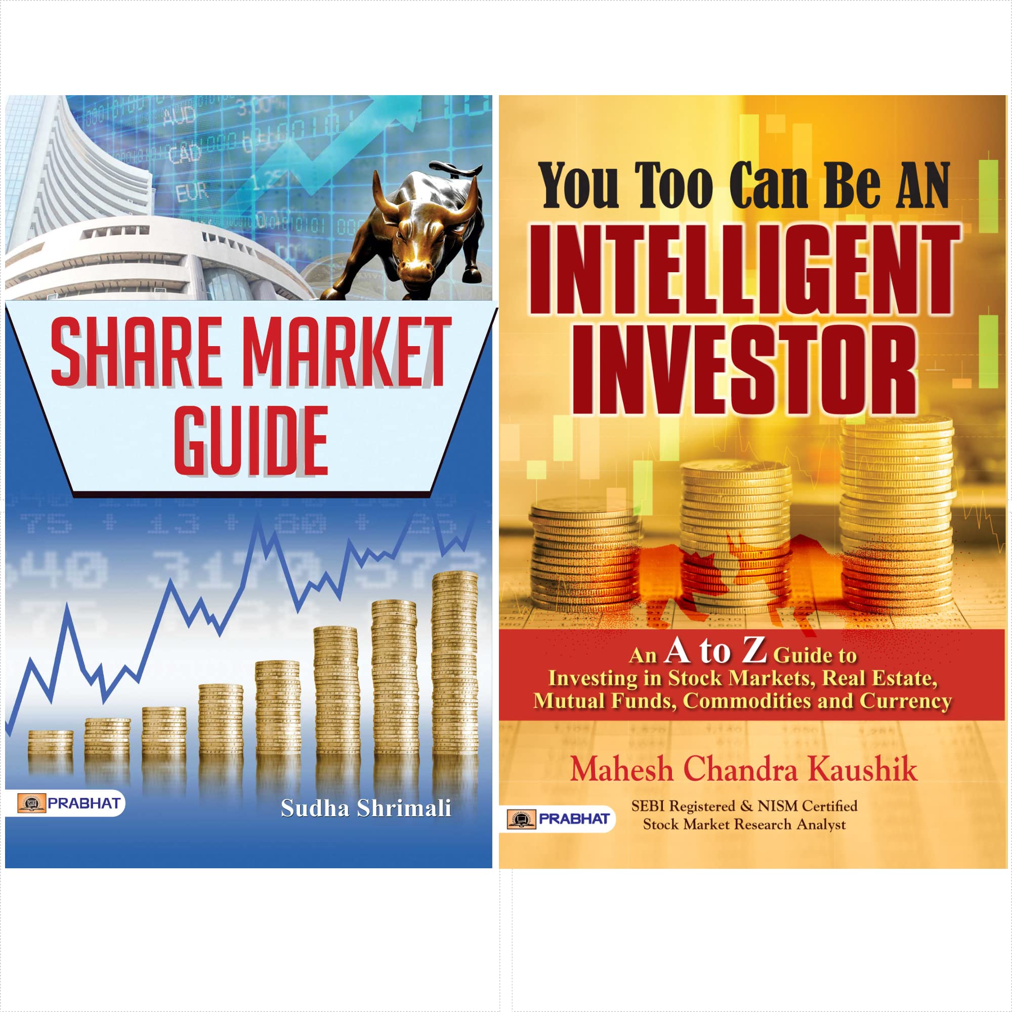 Share Market Guide by Sudha Shrimali You Too Can Be An Intelligent Investor in English (Set of 2 Books) [Paperback] Sudha Shrima