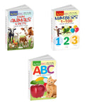 My First Big Picture Board Book ABC, Numbers 1100 andFarm Animals & Pets : Educational board books for toddlers, Interactive bo