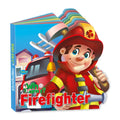 Sawan Presents Who Am I Firefighter | DieCut Shape BoardBook