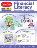 Financial Literacy Lessons and Activities for Grade 6 Teachers Resource Book, Reproducible Worksheets, Homeschool Resources, Cla