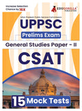 UPPSC Prelims Exam (PaperII) : CSAT 2024 | General Studies II (English Edition)  15 Full Length Mock Tests (1500 Solved MCQs) 