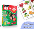 Childrens educational book collection (Green Edition) : Kids My First All in One Picture Library Box, Learning book for pres