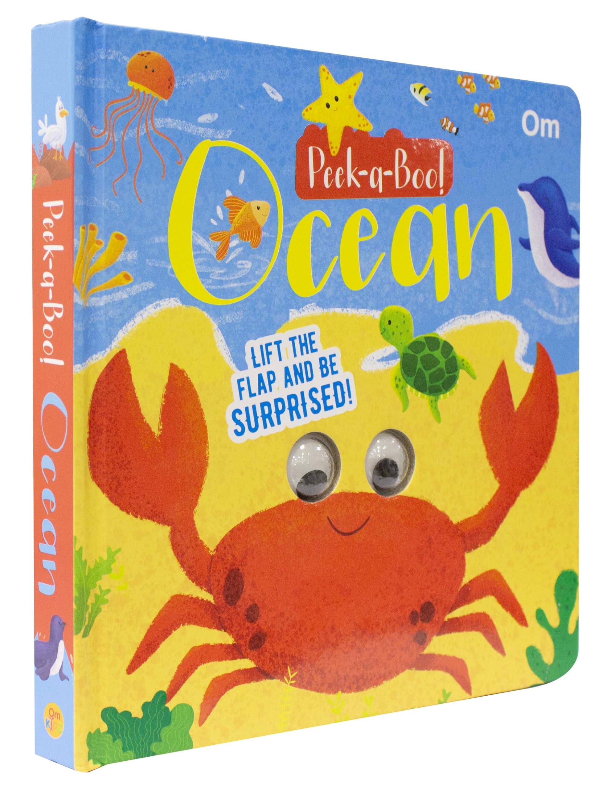 PeekABoo! Ocean Board Book for Children: Lift the Flap Surprise Book for Babies and Toddlers | Interactive Ocean Animal Board 