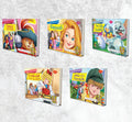 Set Of 5 Pop Up Books World Famous Fairy Tales | Puss In Boots , Rapunzel ,The Ugly Duckling , Goldilocks & The Three Bears And 