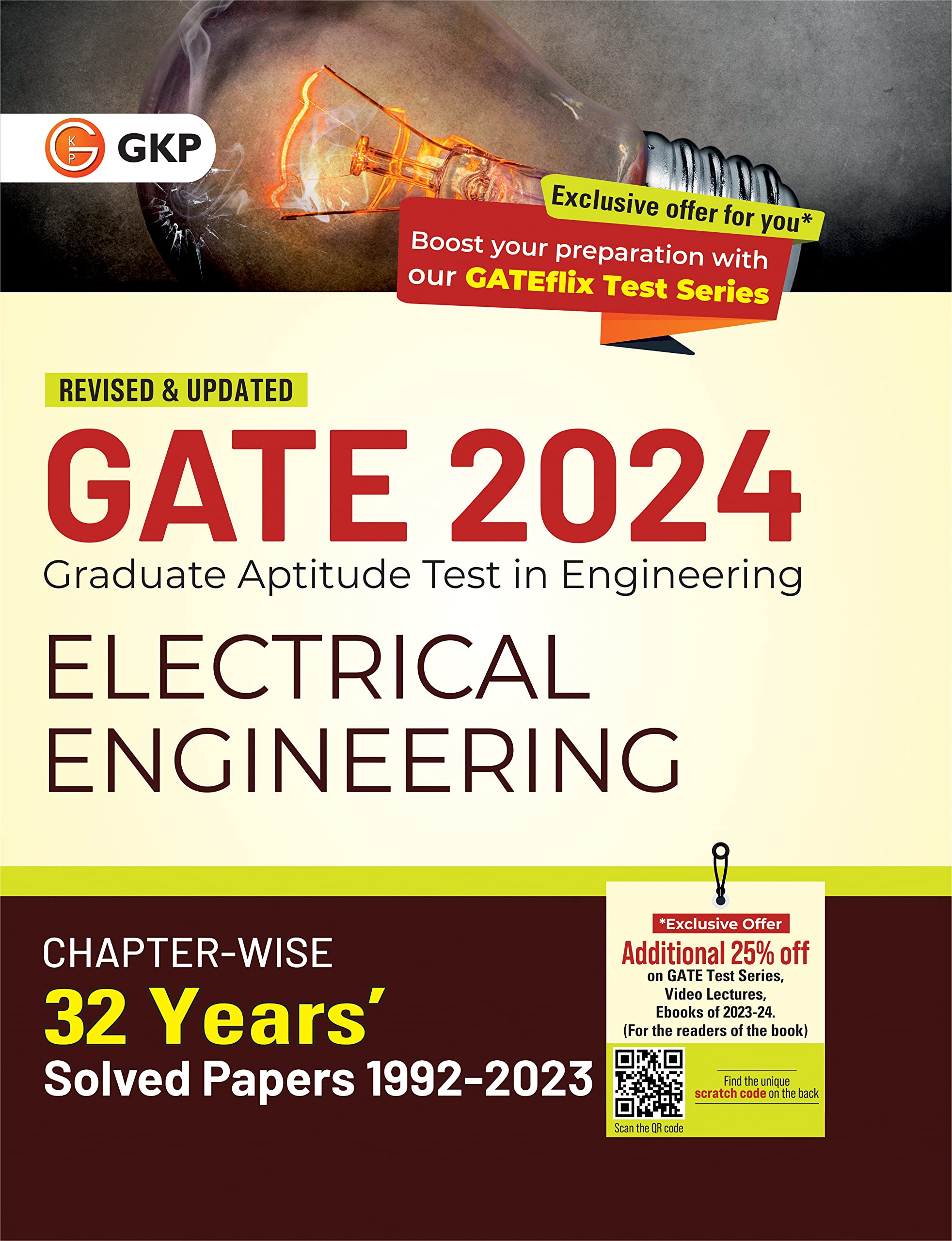 Gate 2024 : Electrical Engineering  32 Years Chapterwise Solved Papers (19922023)