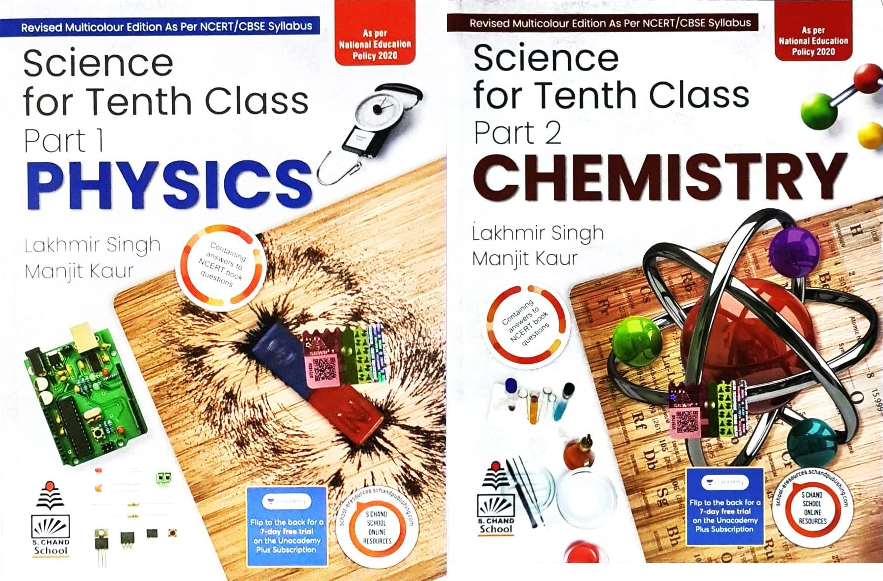 Lakhmir Singh Class 10Th Physics + Chemistry Set Of 2 Books 202324/Editions