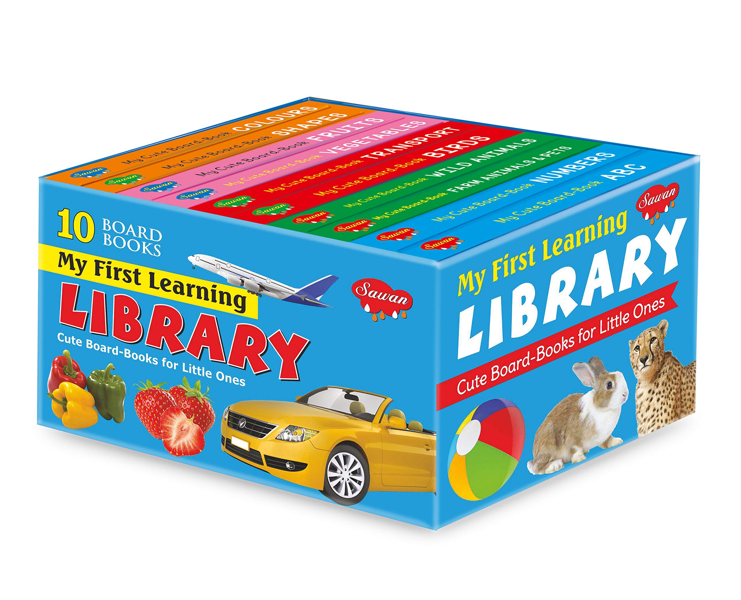 Lkg Class Picture Book Blue Box Set Of 10 Board Books
