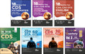 Disha Combo (Set Of 7 Books) Cds Study Package  Mathematics, English & General Knowledge Guides With 18 TopicWise Previous Yea