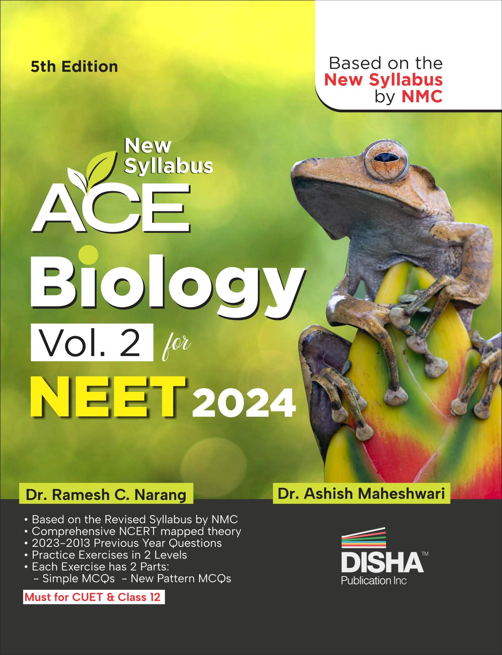 New Syllabus Ace Biology Vol. 2 For Neet 2024  5Th Edition | Based On The New Syllabus By Nmc | 100% Useful For Cuet & Class 12