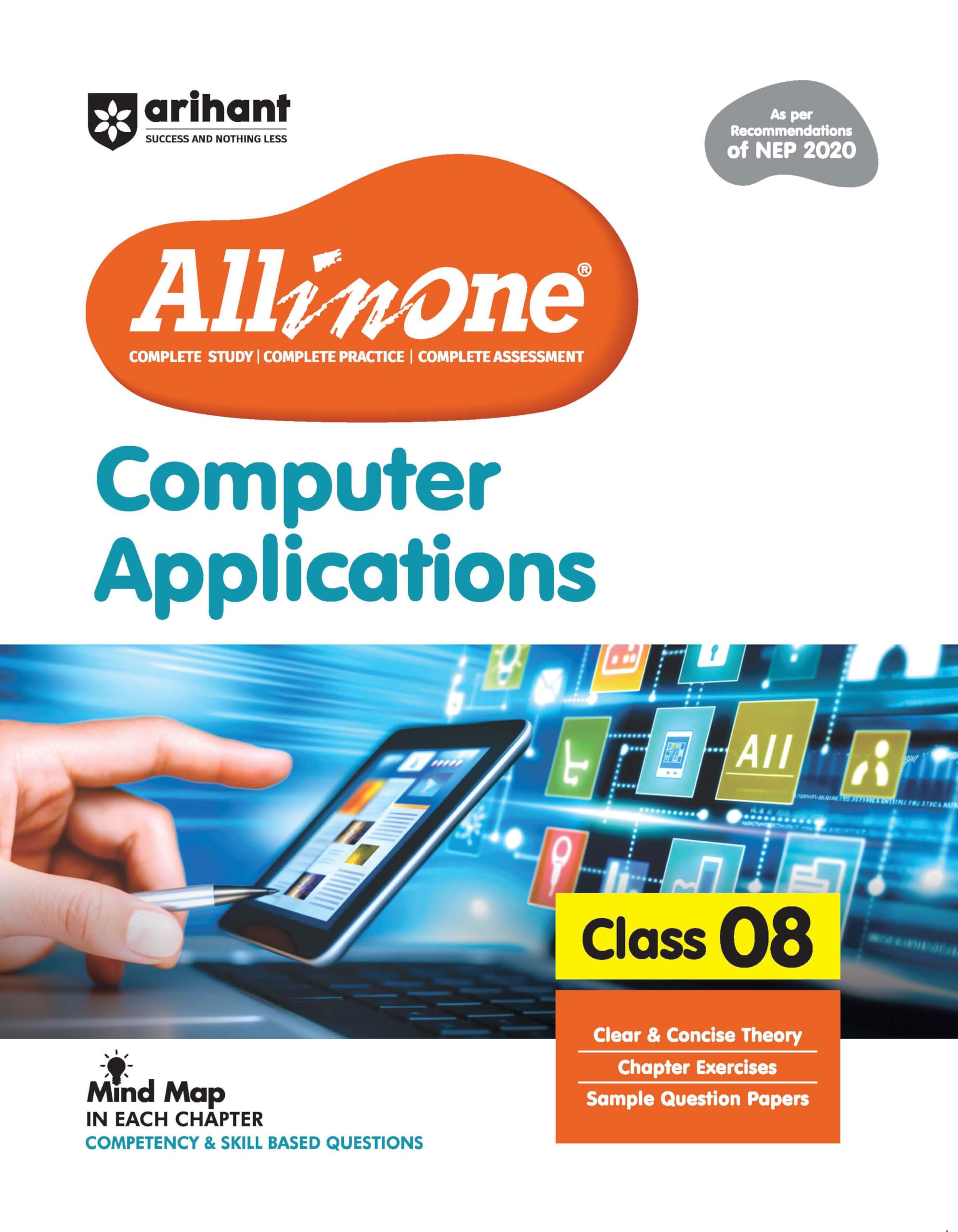 Arihant ArihantArihantAll in One Computer Applications for Class 8th | NEP 2020 Aligned | Complete Study Guide with Clear Theory