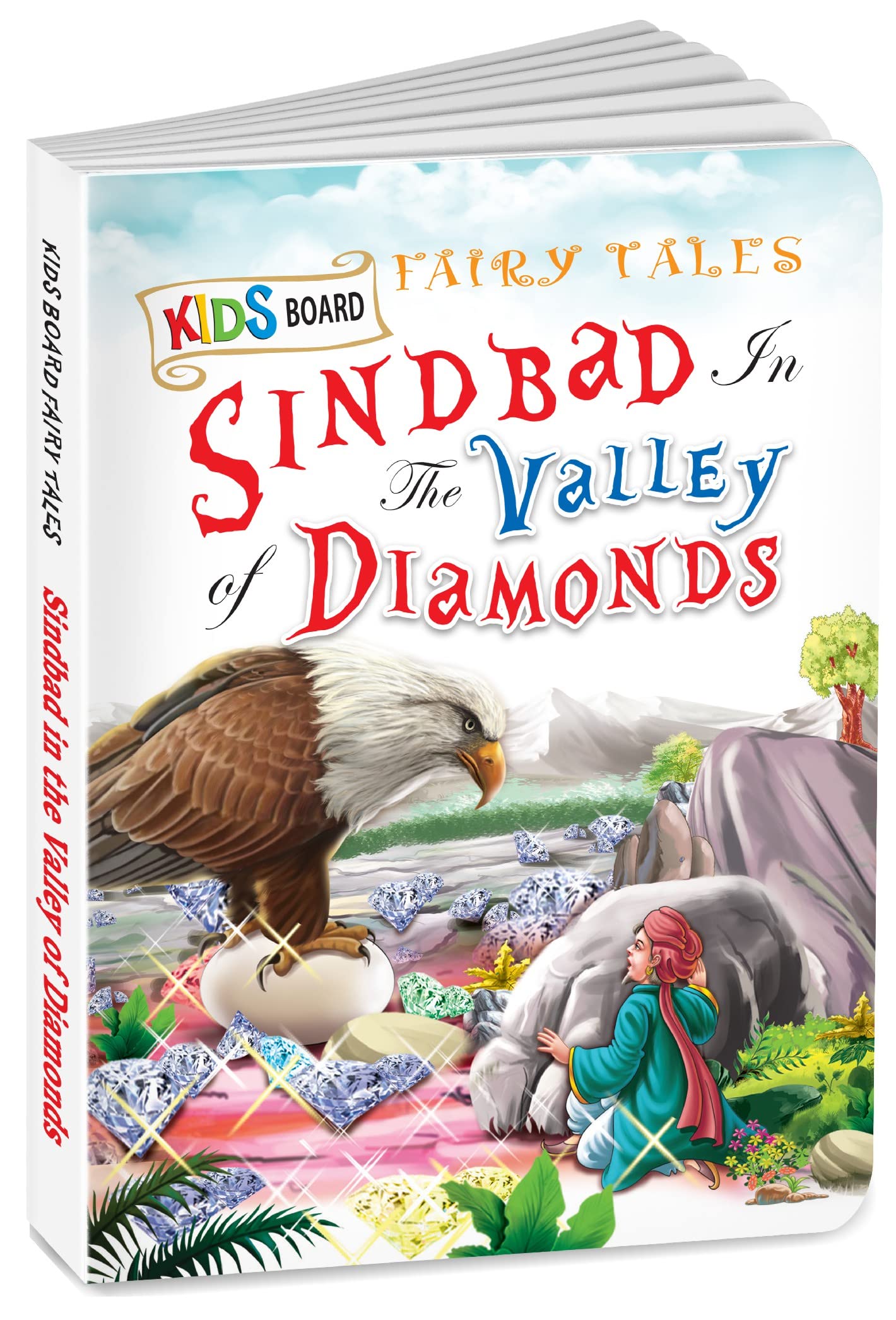 Sindbad In The Valley Of Diamonds | Fairy Tales Story Board Books For Kids