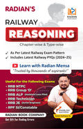 Railway Reasoning Book 202526 (English Medium) | For RRB NTPC, Group D, ALP & Other Exams | Chapterwise & Typewise | Latest T