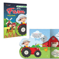At the Farm Flap Book: Interactive LifttheFlap Book, Explore Animal Friends and Farm Fun, joyful animal learning book, cute a