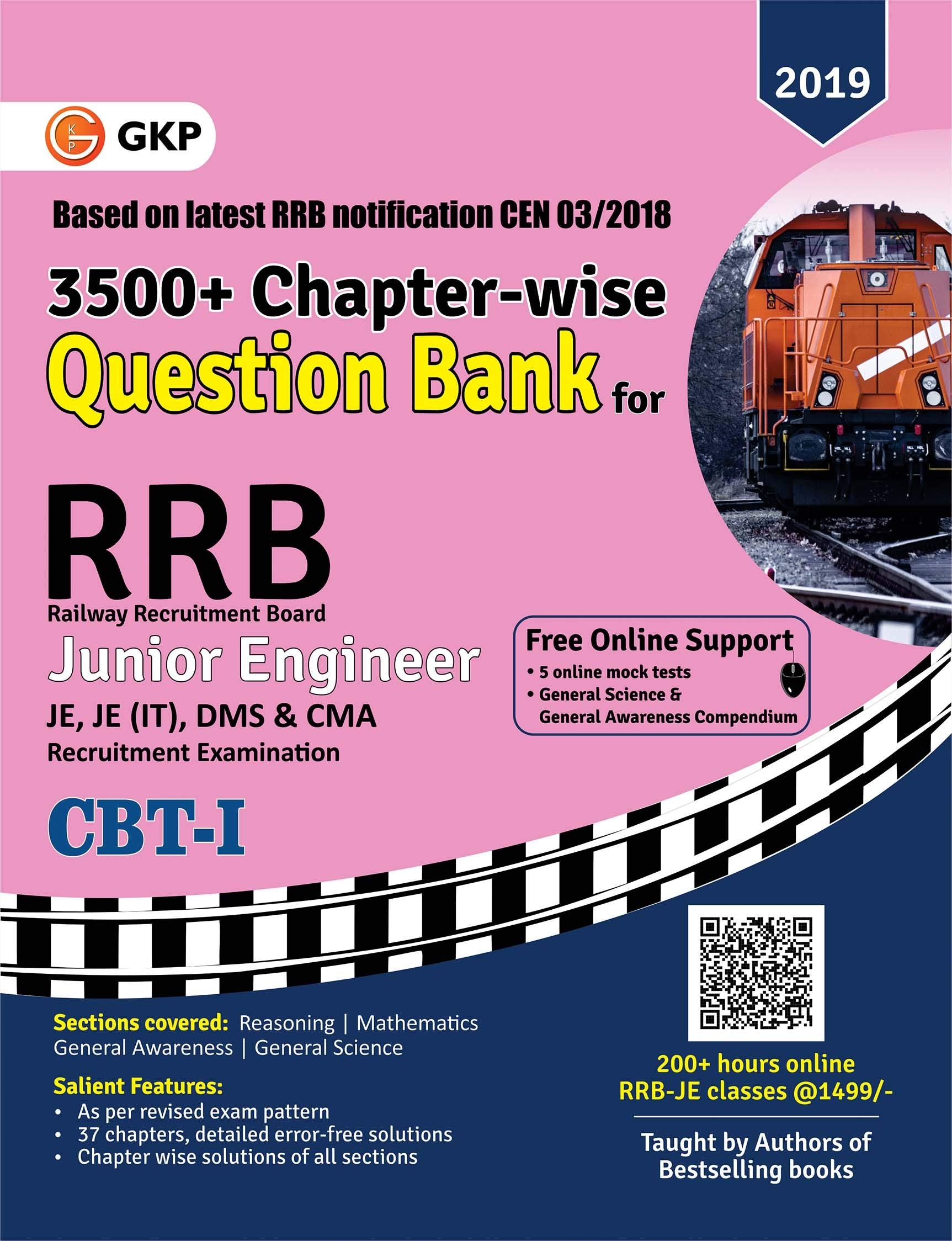 Rrb (Railway Recruitment Board) 2019 Junior Engineer Cbt I 3500 Chapterwise Question Bank