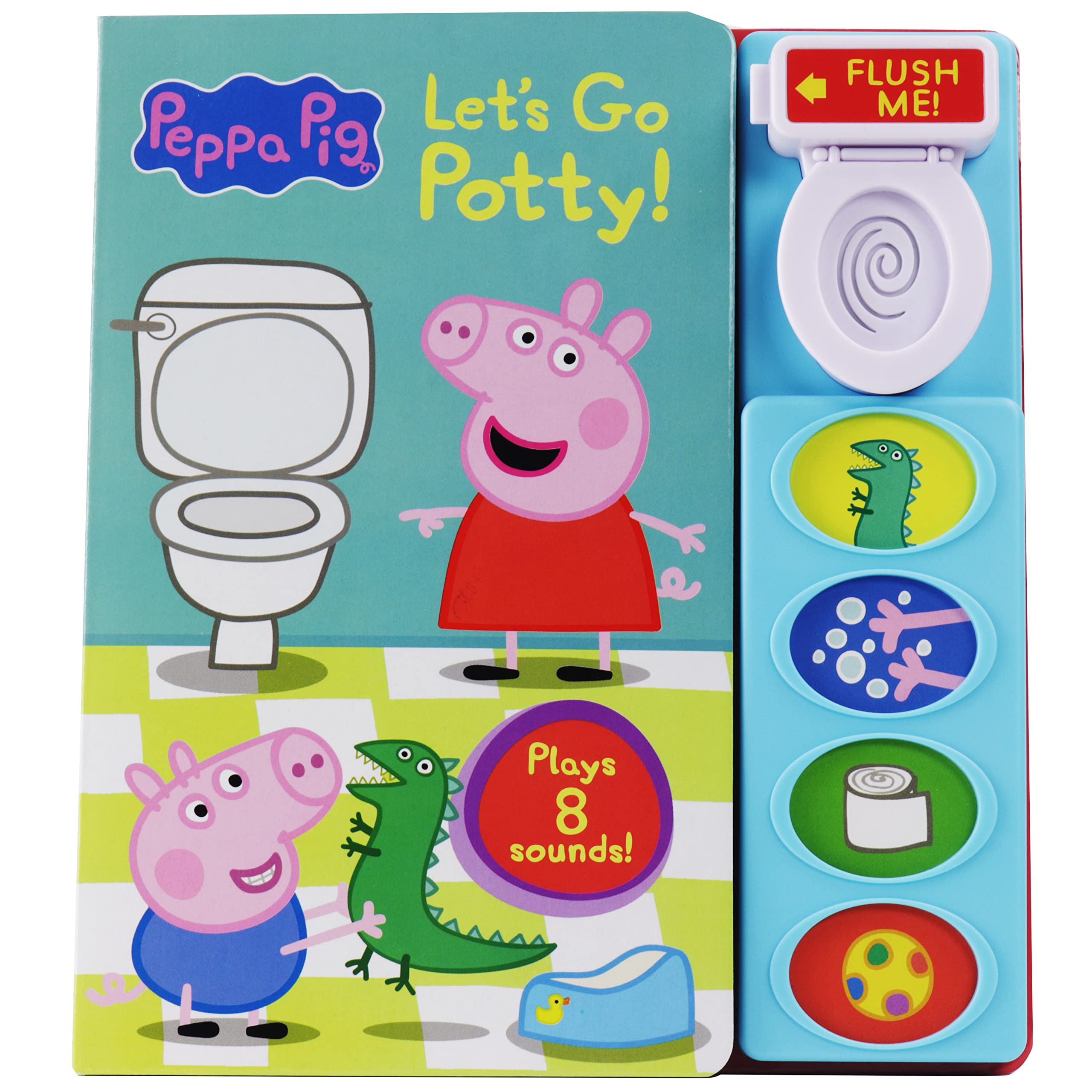 Peppa Pig  Lets Go Potty! Interactive 5Button Potty Training Sound Book  PI Kids
