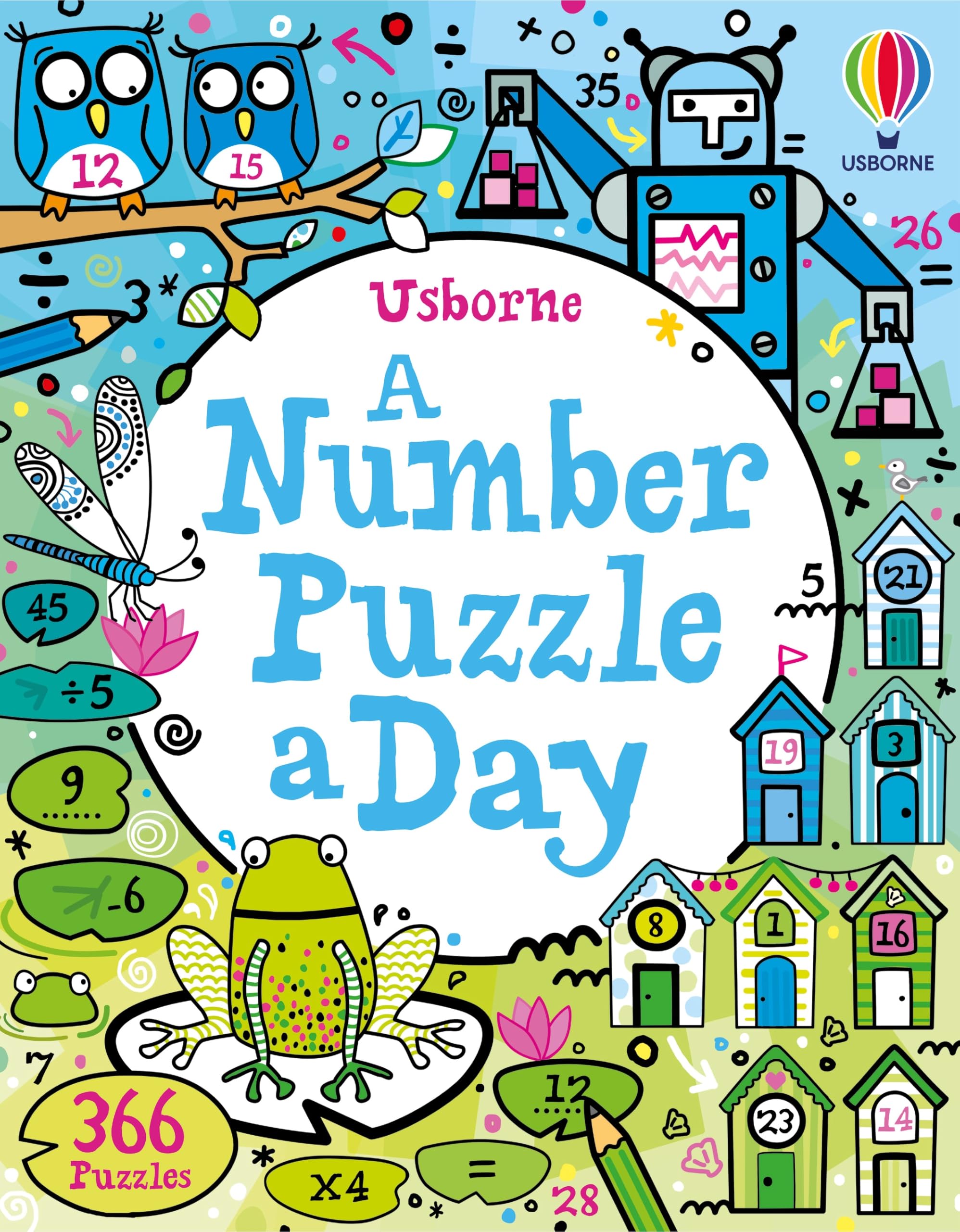 Usborne Publishing Ltd Usborne A Number Puzzle a Day (Activity A Day An).