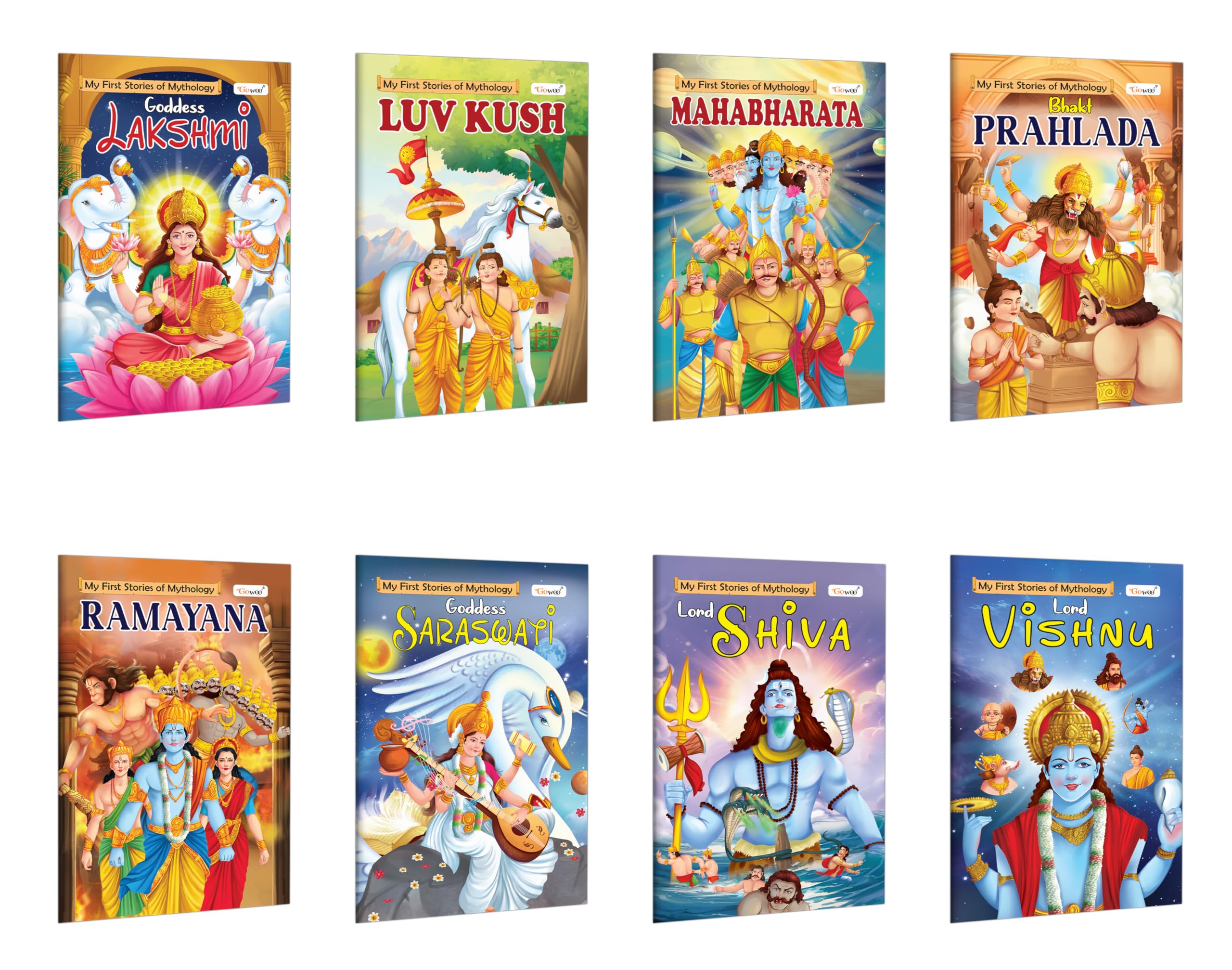 Storybook for kids  Lakshmi, Luvkush, Mahabharat, Prahlad, Ramayan and more : Early learning storybooks, Toddler educational 