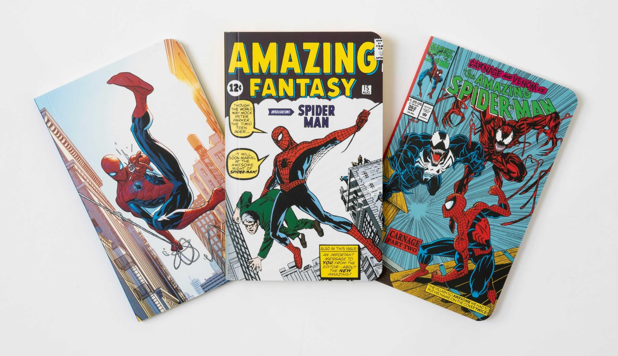 Marvel: SpiderMan Through The Ages Pocket Notebook Collection (Set Of 3)