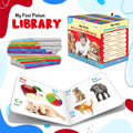 My first picture library box (Red Edition) : Learning board book for kids, Educational picture books for toddlers, Collection of