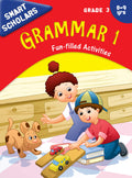 Grammar 1 FunFilled Activity Book for Kids Grade 3: Smart Scholars | Puzzles and Creative | Engaging Exercises | Learning Gramm