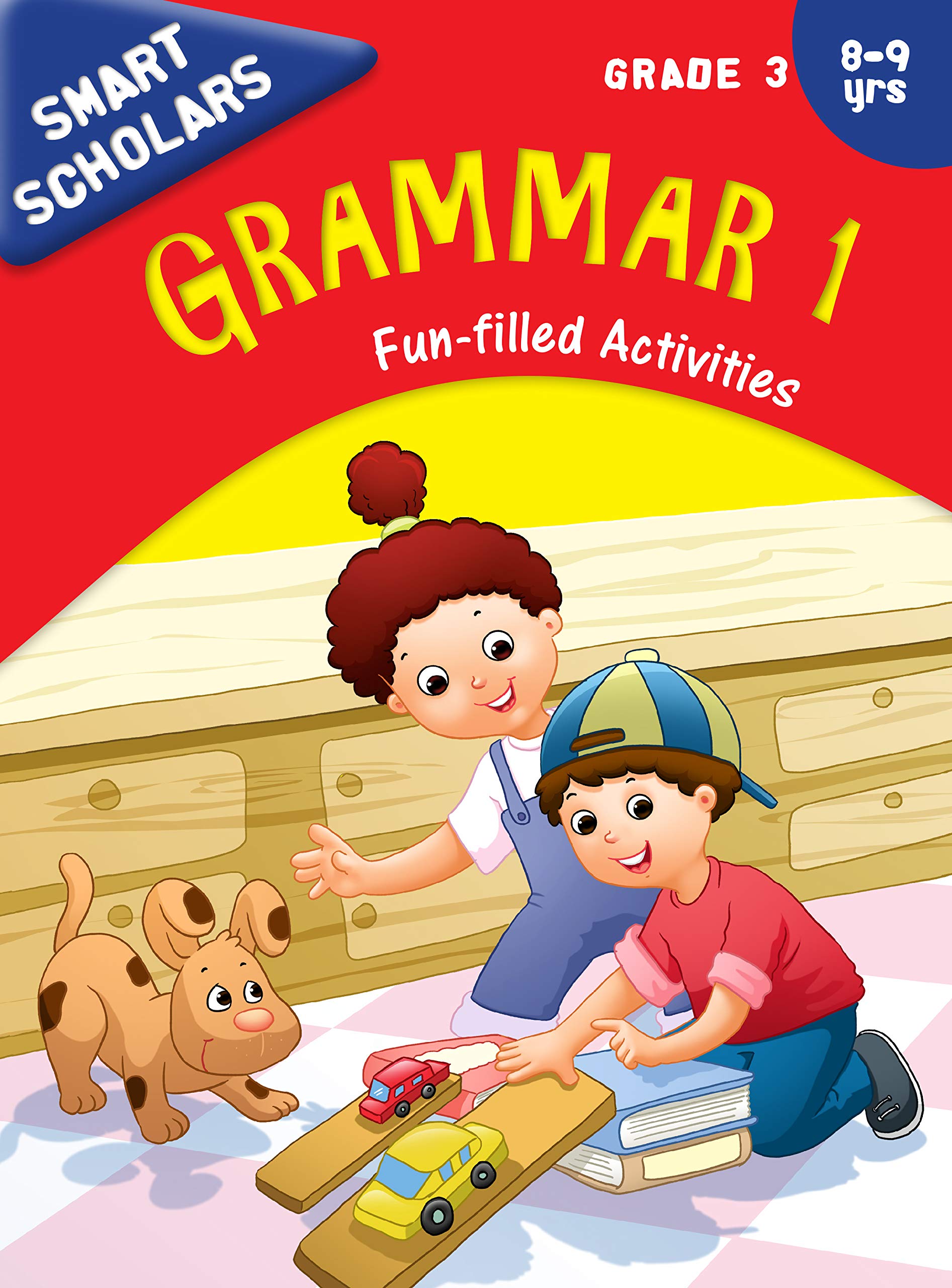 Grammar 1 FunFilled Activity Book for Kids Grade 3: Smart Scholars | Puzzles and Creative | Engaging Exercises | Learning Gramm