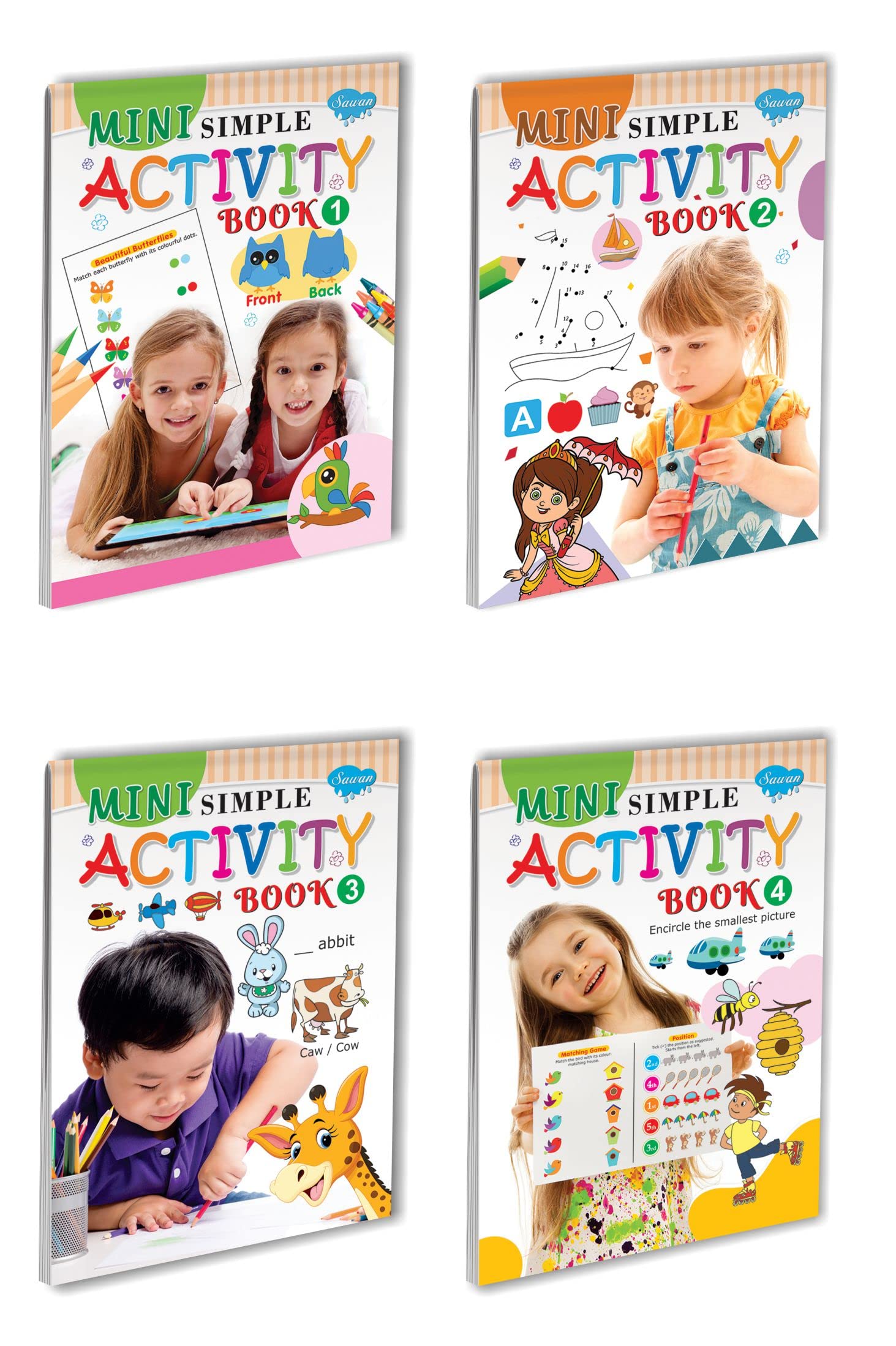 Mini Simple Activity 14, Collection Of 4 Books