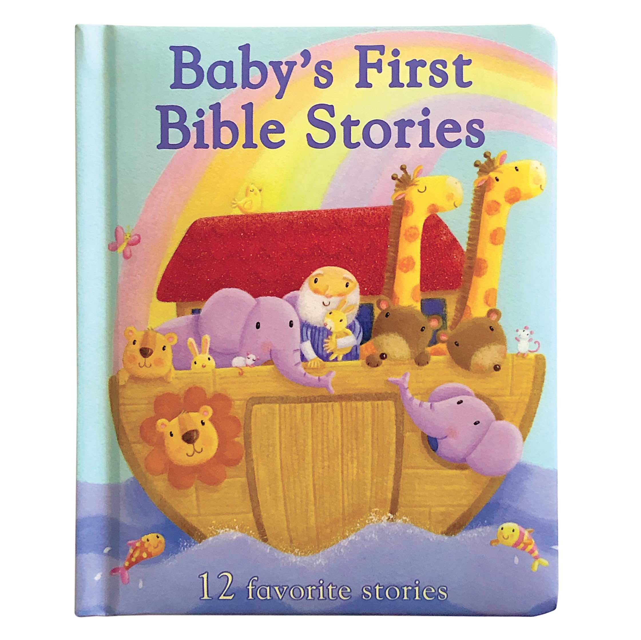 Babys First Bible Stories Padded Board Book  Gift for Easter, Christmas, Communions, Newborns, Birthdays, Beginner Bible