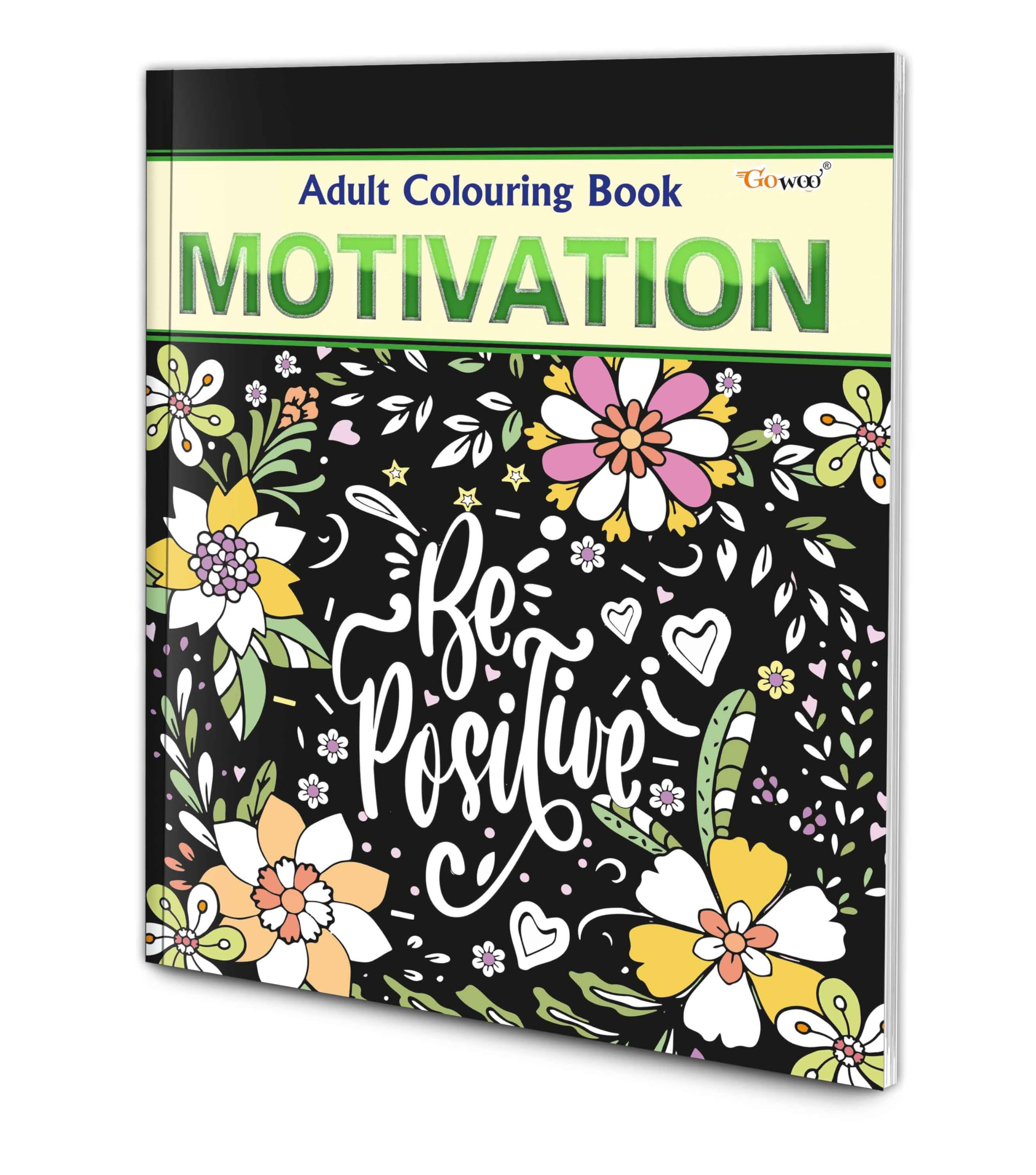 Motivation  Adult Colouring Book : Fun colouring for Kids and Adults, Creative coloring Book, Mindfulness coloring book, Relaxi