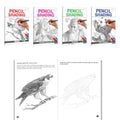 Pencil Shading  Birds, Wild Animals, Nature & Still Life and Portraits : pencil shading activity book, creative art activity bo