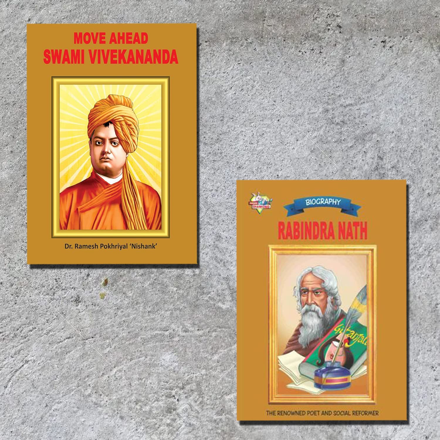 Biographies Of Great Personalities | Set Of 2 Books | Move Ahead Swami Vivekanand + Rabindranath Tagore