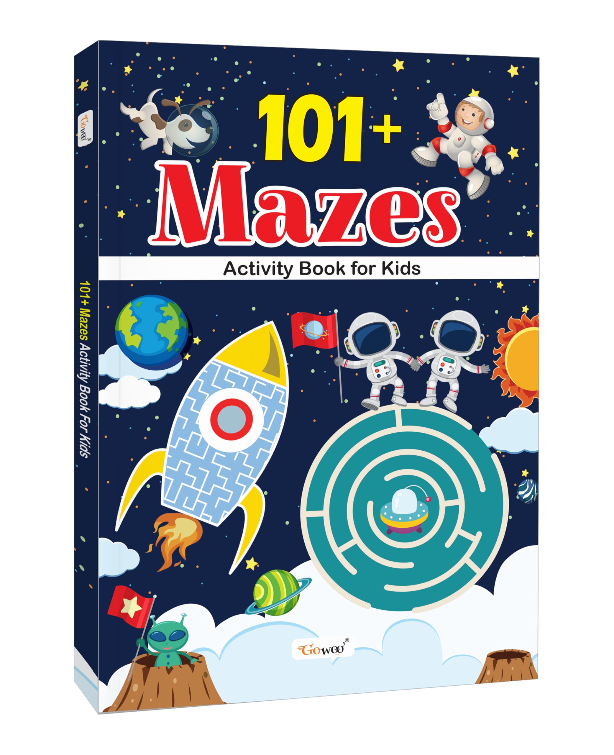 101+ Mazes Activity Book for Kids : Book for Preschoolers, Learning Workbook, BrainBoosting Activity Book for Kids , Educationa