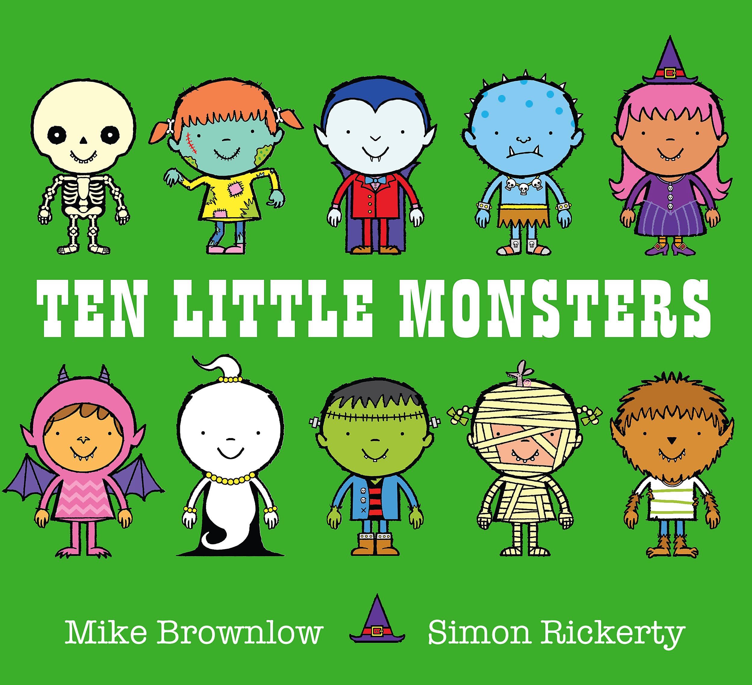 Ten Little Monsters [Paperback] [Sep 08, 2016] Mike Brownlow
