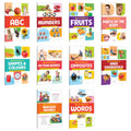 My First Book of ABC, Numbers, Fruits, Parts of the Body and more : all in one learning books, preschool educational books, pic