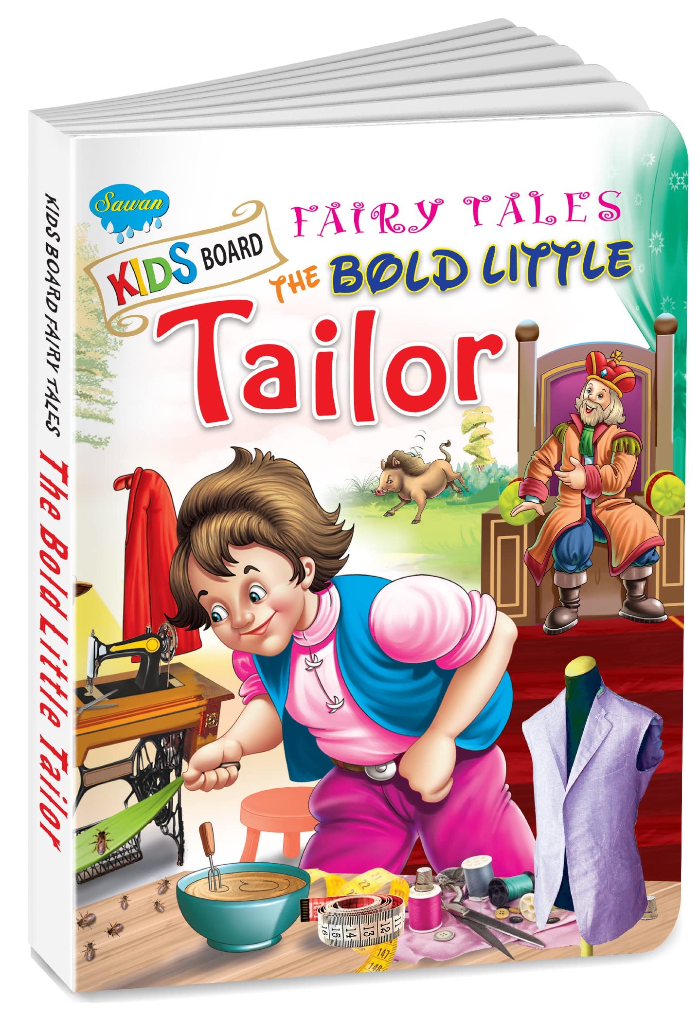 The Bold Little Tailor | Fairy Tales Story Board Books For Kids